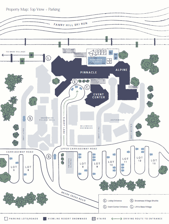 Viewline Snowmass Resort Map