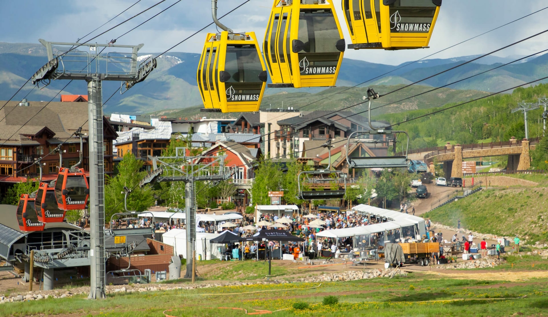 Snowmass Summer Gondola Viewline Resort Snowmass