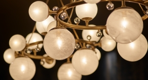 light fixture at starks bar