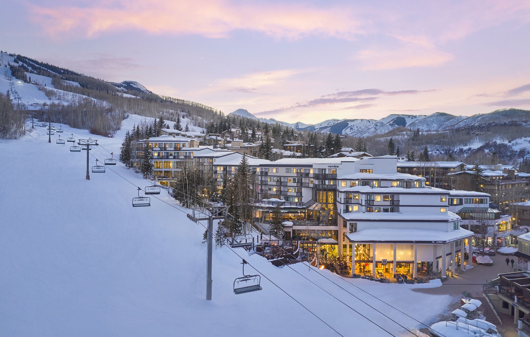 Viewline Resort Snowmass Exterior Aerial