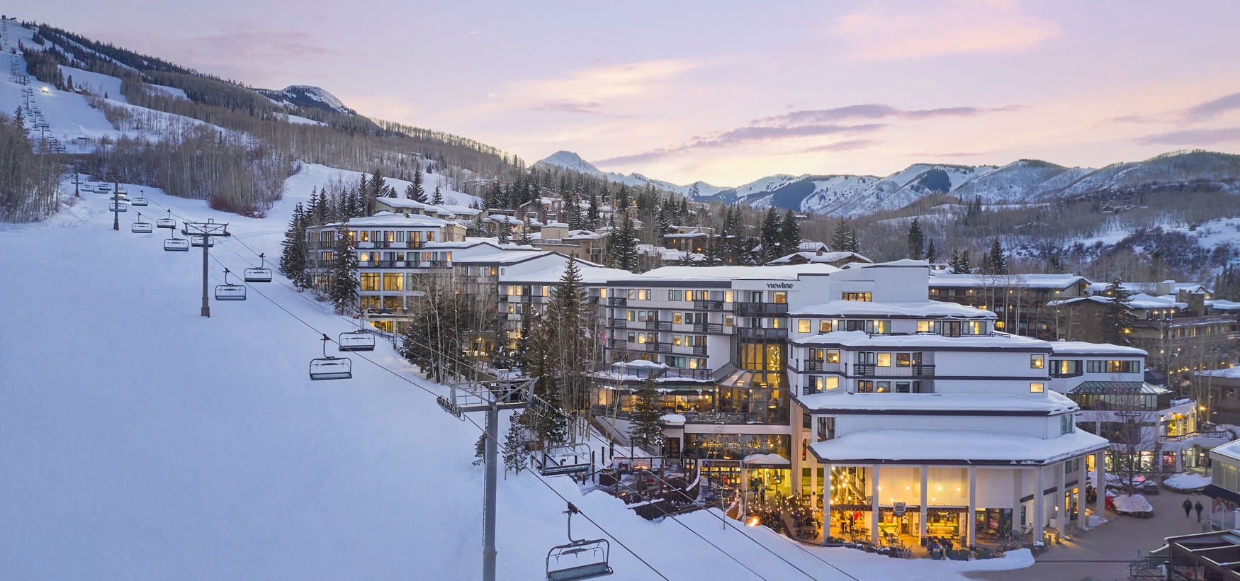 Viewline Resort Snowmass Exterior Aerial