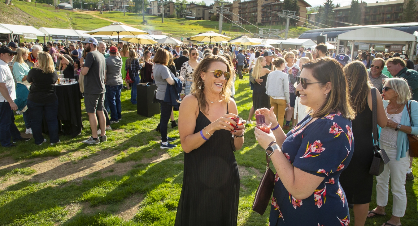 crowd enjoying event