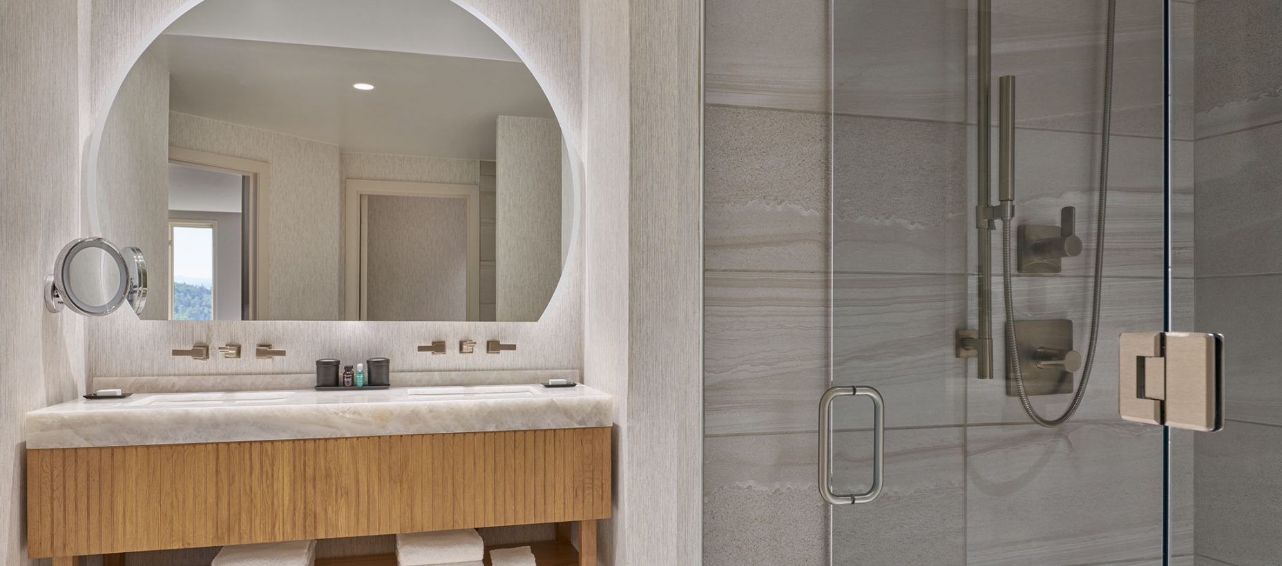 penthouse bathroom vanity area