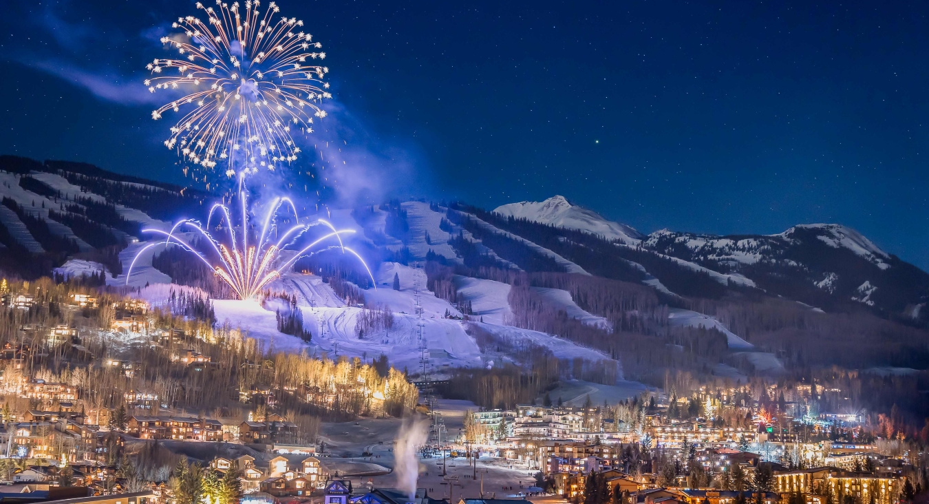 Fireworks over Snowmass Village