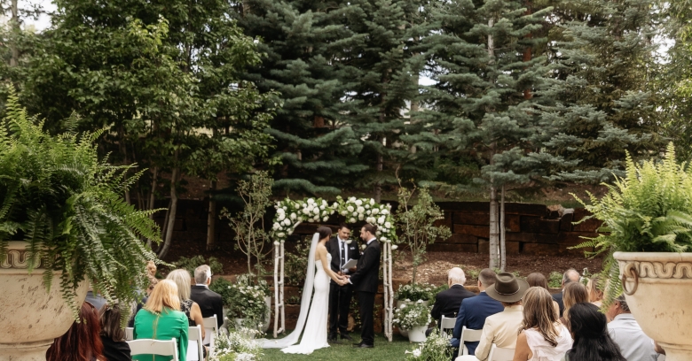 wedding ceremony outdoors